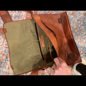 Genuine leather man bag 💼 satchel thing...